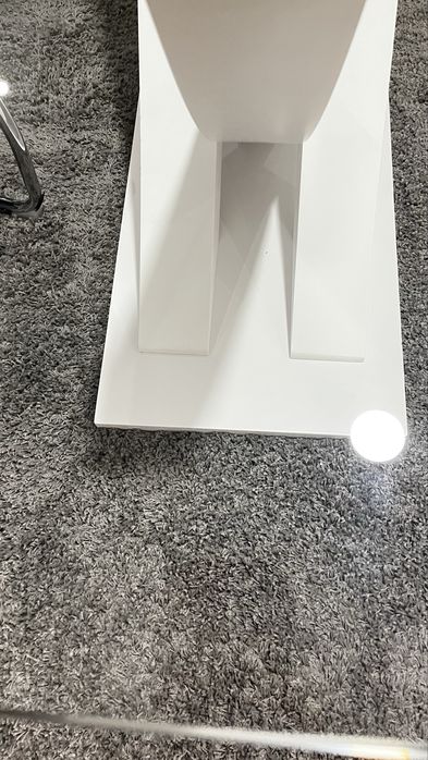 Mesa de jantar de vidro