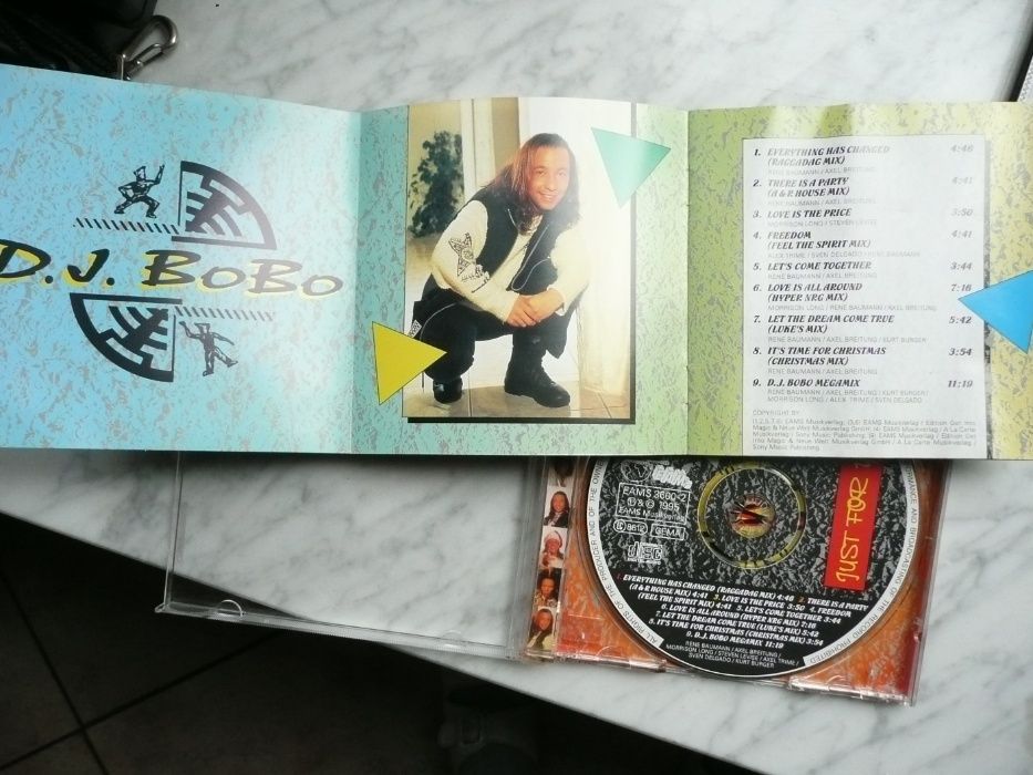 DJ BOBO JUST FOR YOU płyta kompaktowa cd