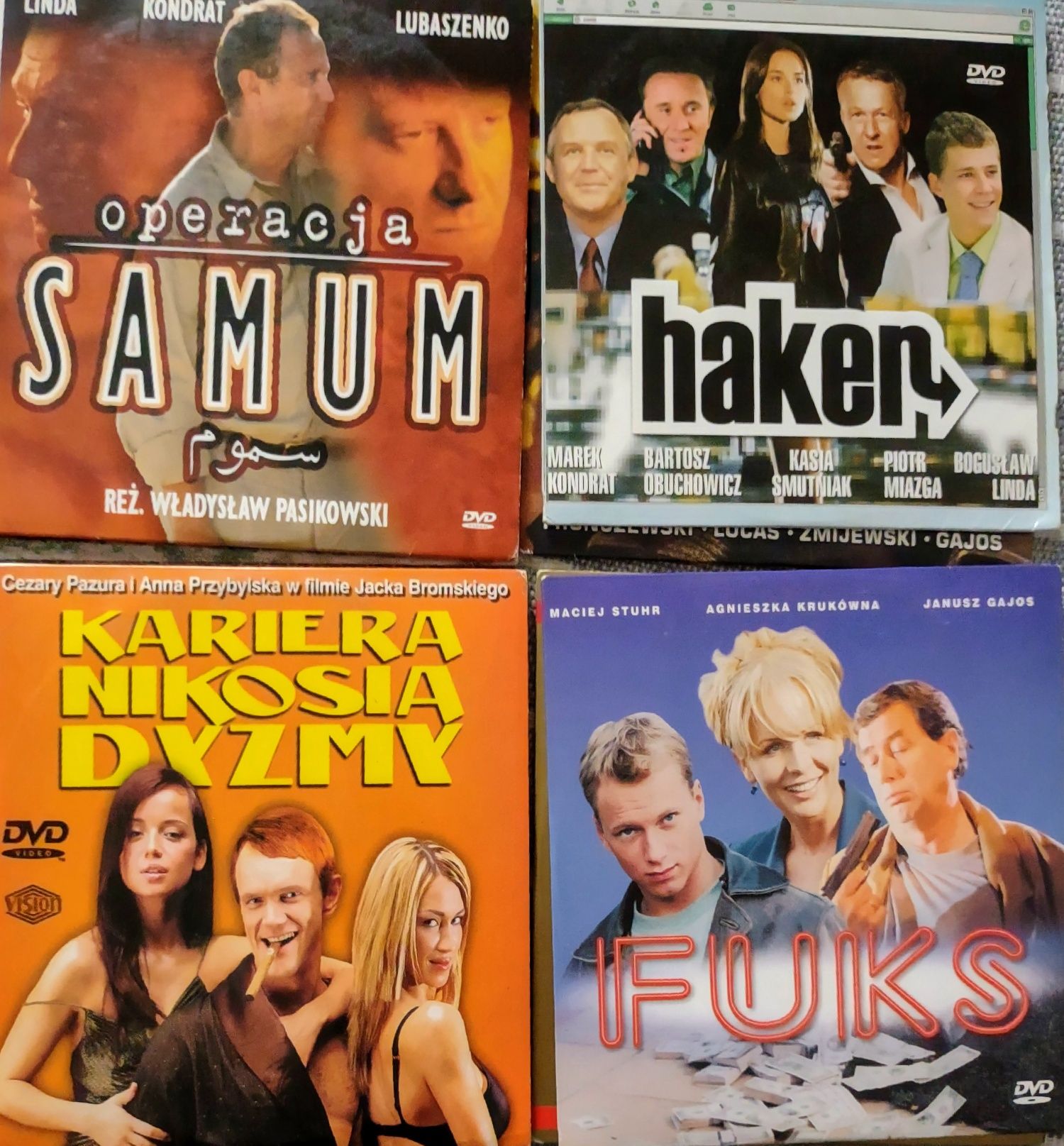 Kolekcja polskich filmów DVD