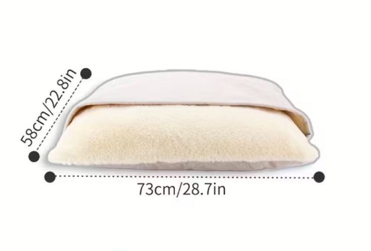 Лежанка ліжко лежак новий 58х73см з капюшоном для собаки