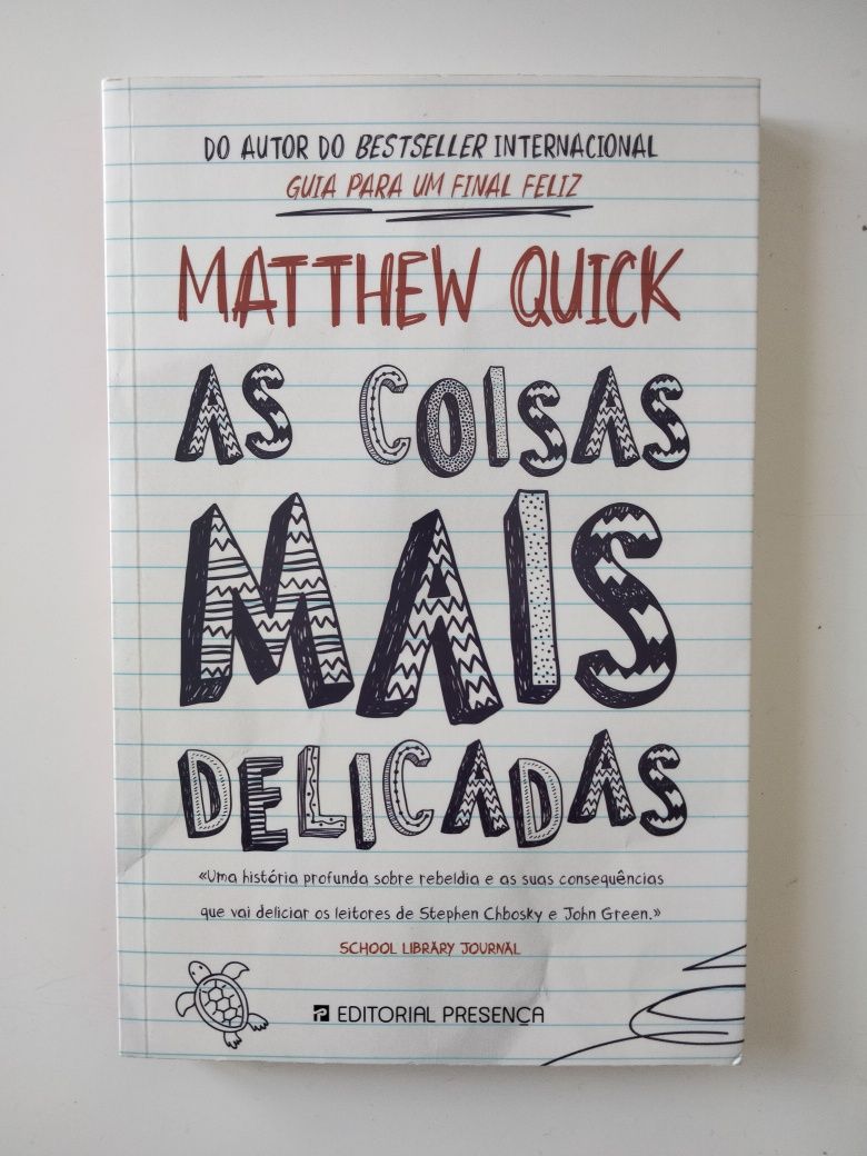 NOVO • As Coisas Mais Delicadas, de Matthew Quick