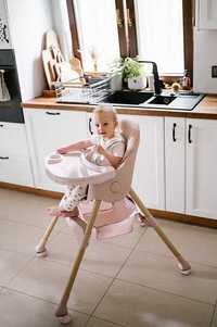 стільчик для годування kidwell karimi pink годувальне крісло