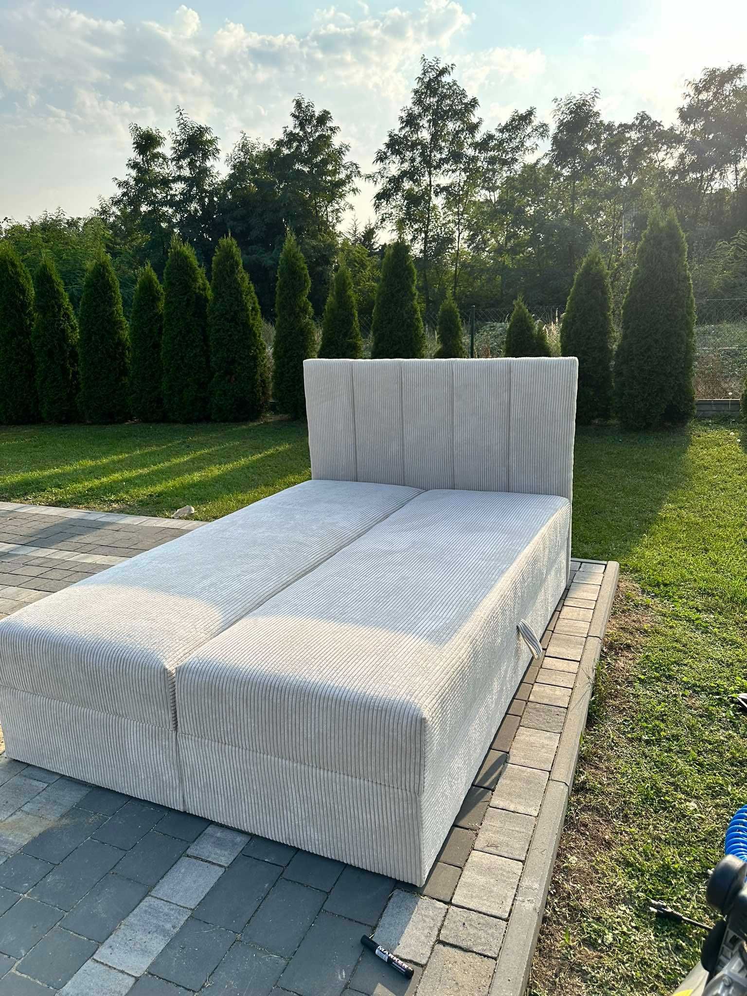 Łóżko kontynentalne 160x200 SARA z pojemnikiem SZYBKA DOSTAWA NOWE !!