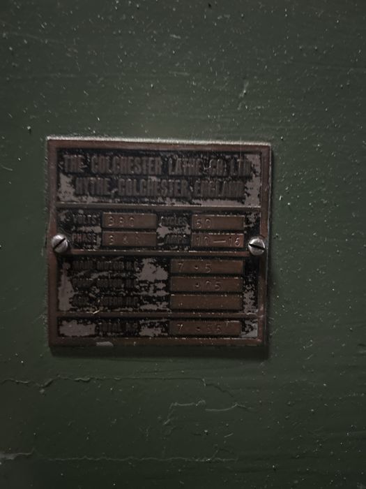 Torno mecanico Colchester Triumph 2000