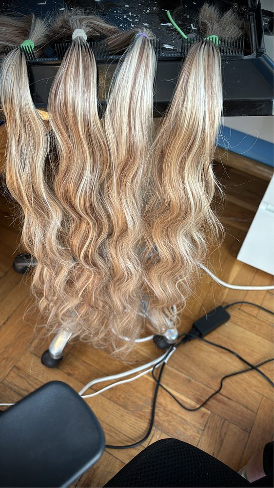 Bioproteinowe włosy. Dla zalożenia metodą kerotynową lubHollywood Hair