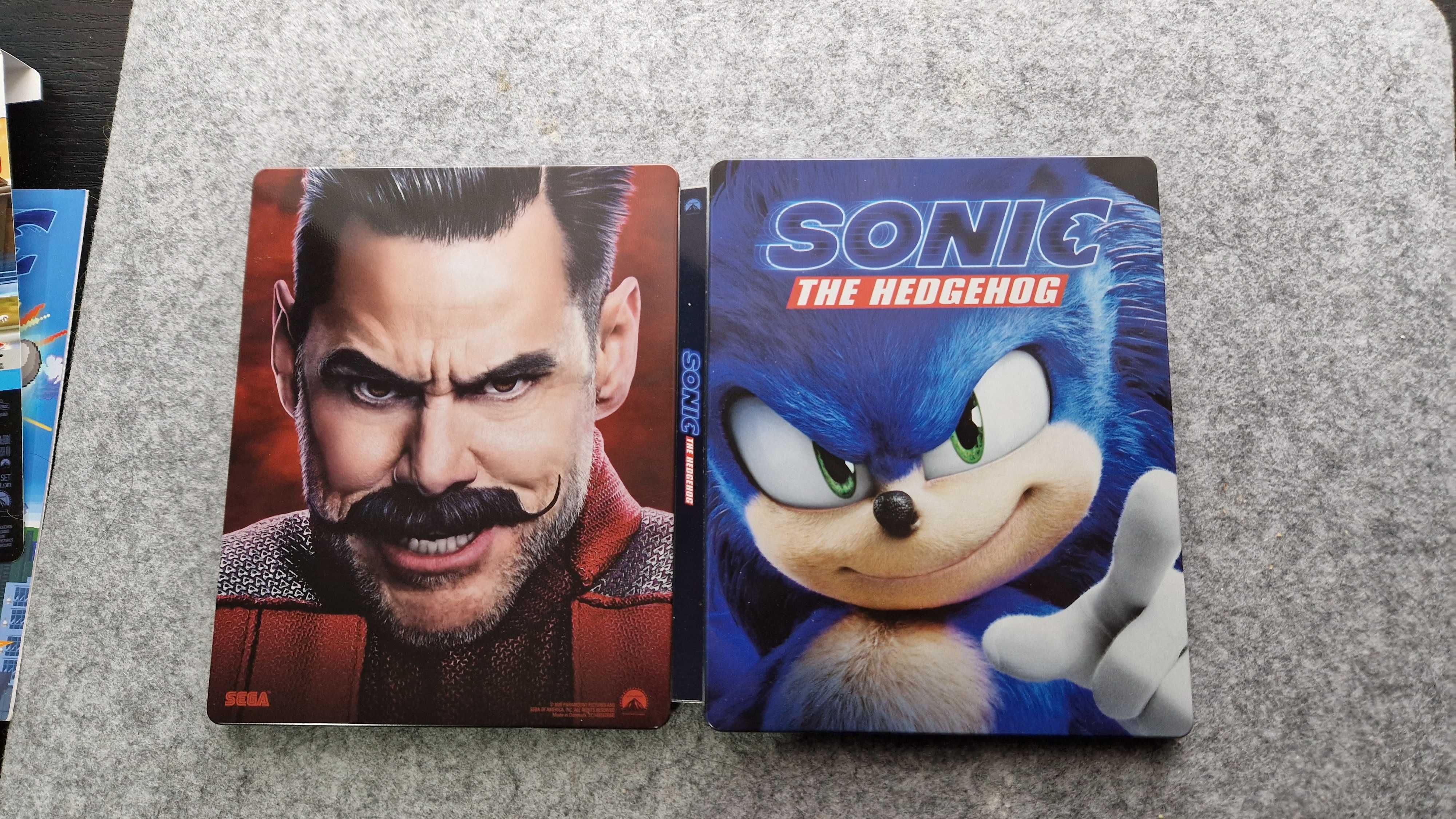 blu ray sonic the hedgehog 4k steelbook plus komiks