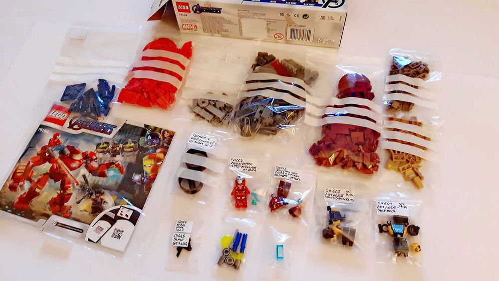 Lego Marvel 76164 Iron Man Hulkbuster vs AIM Agent peças novas