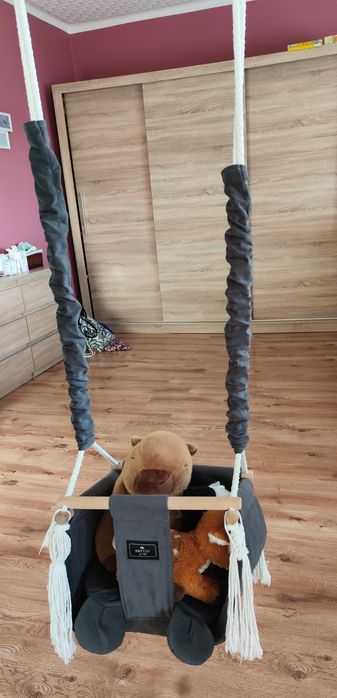 HUŚTAWKA dla dzieci MIŚ VELVET  oryginalna od NATILU do domu ogrodu