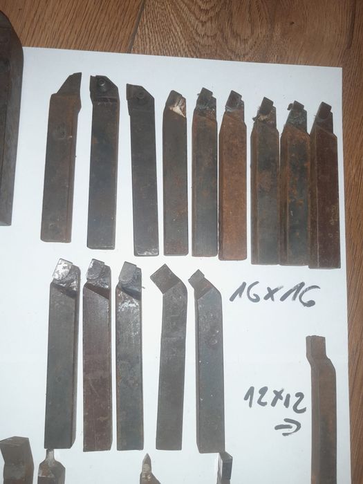Zestaw noży tokarskich PRL