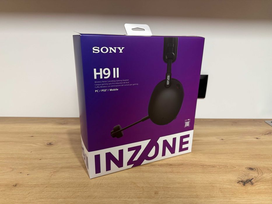 Słuchawki Sony INZONE H9 II czarne, mikrofon AI, ANC, PC/PS5/Mobile