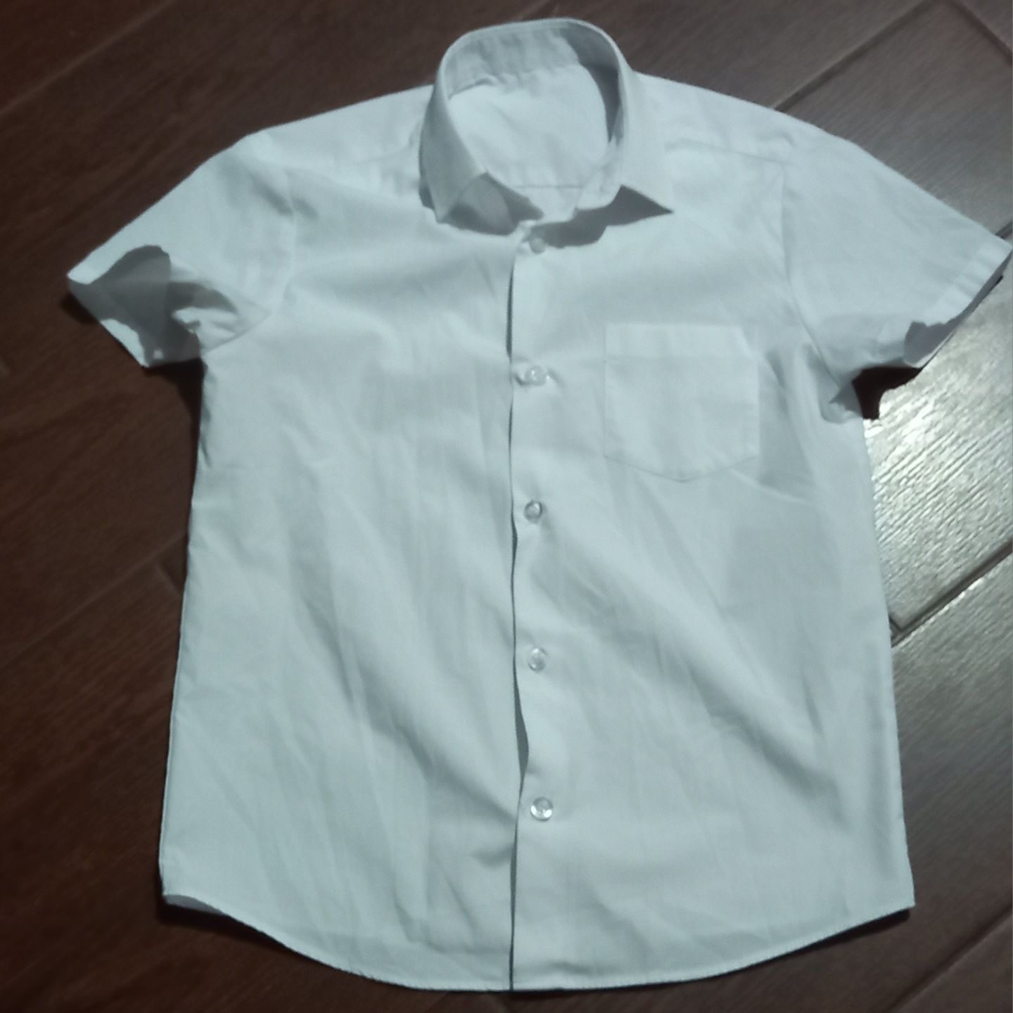 Biała koszula dla chłopca rozm 122/128