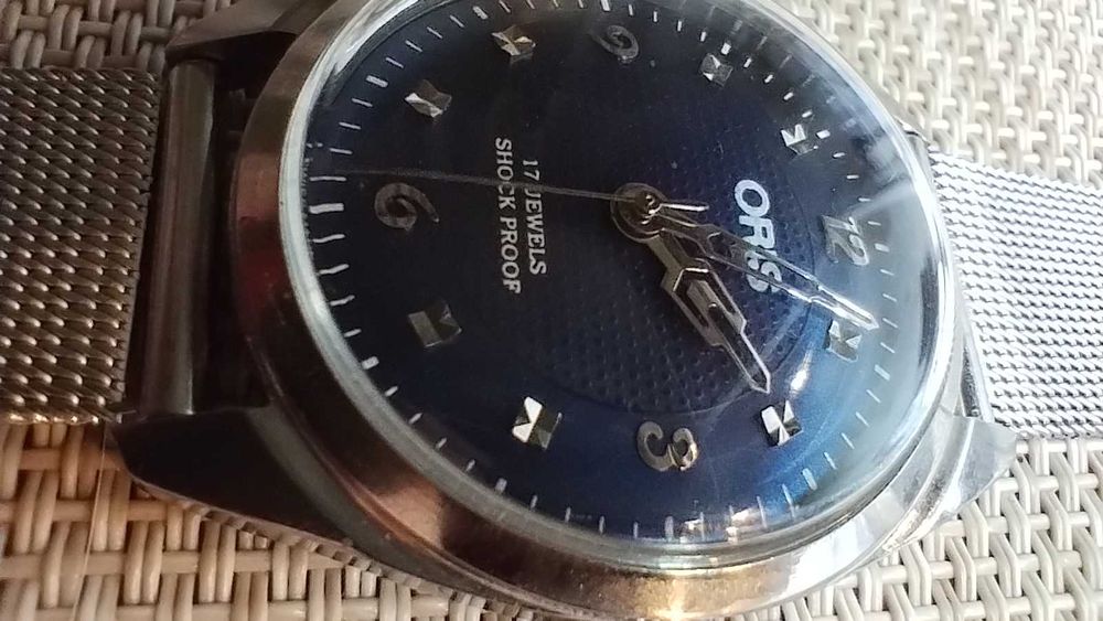 ZEGAREK oris SWISS męski kolekcjonerski cal. ST96 17 kam.