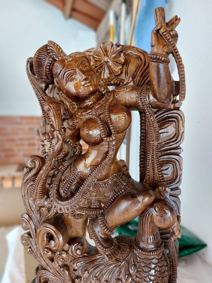 Estatueta Hindu Apsara Love-Longing 60/30/12cm