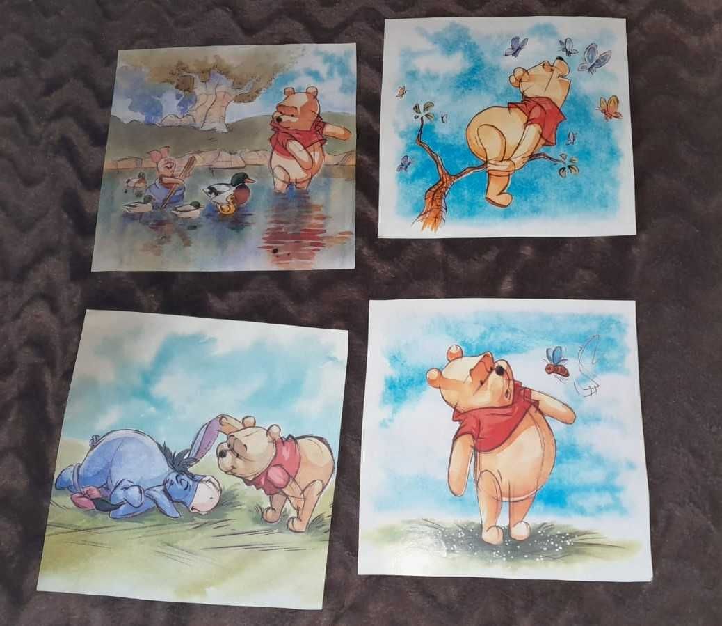 kalendarz ścienny, Kubuś Puchatek, Prosiaczek, Tygrysek, obrazki