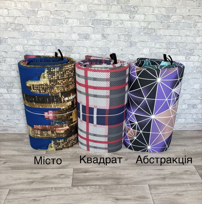 Матрас поролоновый, топер, матрац для розкладачки