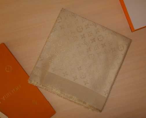 Louis Vuitton Chusta Szalik, Szal apaszka damski kasmirowa 03586