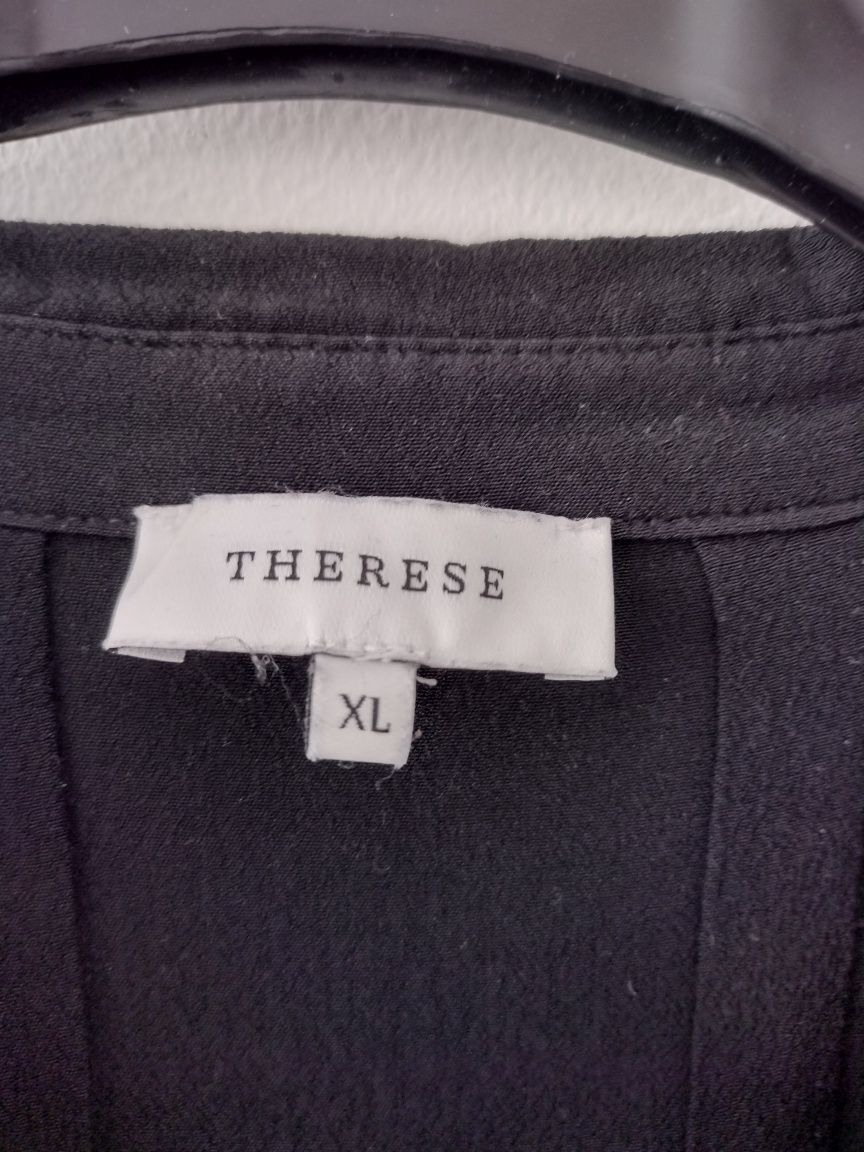 Czarna koszula tunika therese xl 42. 100% wiskoza. Długość z tyłu 94,
