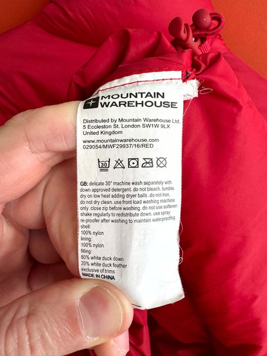 Mountain Warehouse чоловіча пухова куртка пуховик пуховік розмір M L