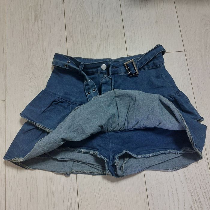 Джинсова спідниця, з шортиками
