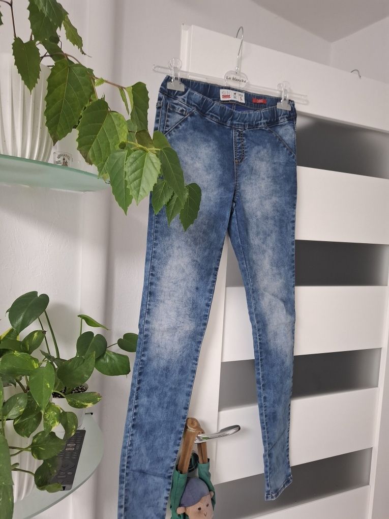 Spodnie XS Jeans leginsy rurki damskie house jak nowe  lycra gumy