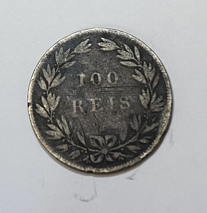 Moeda 100 Reis D LUIS I - 1865