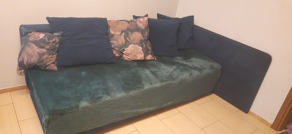 Sofa rozkladana welur