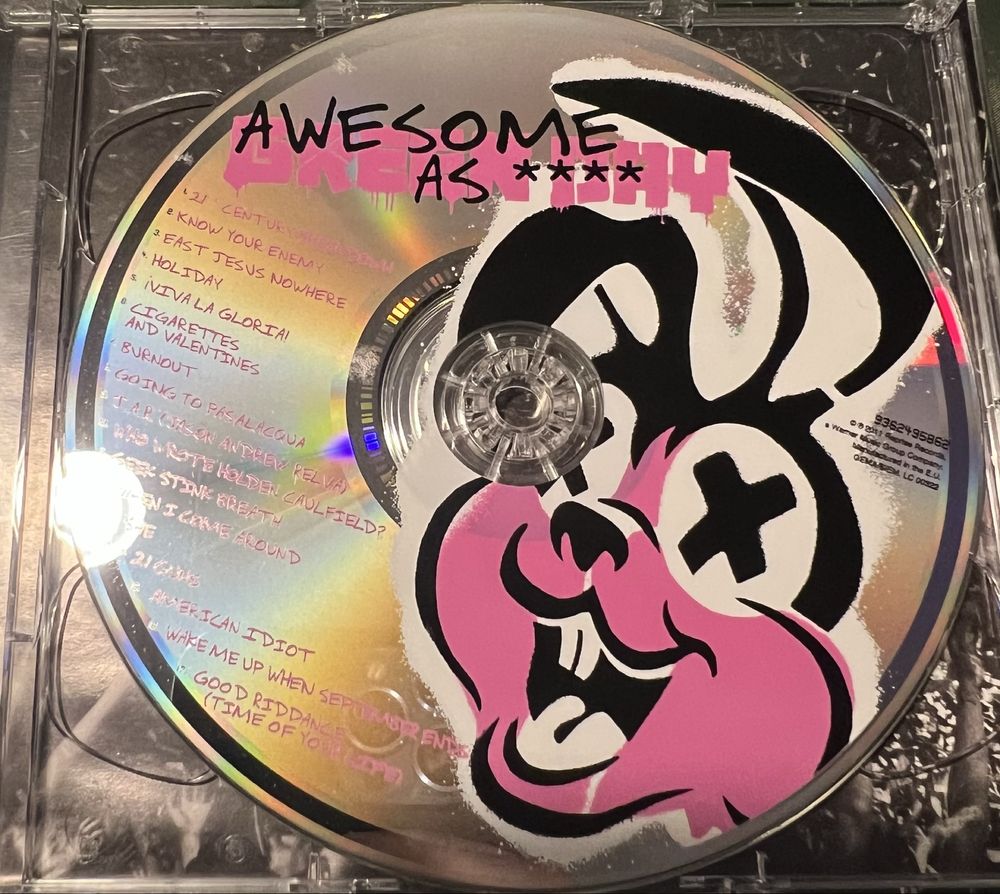CD/DVD Green Day Awesome As F**K