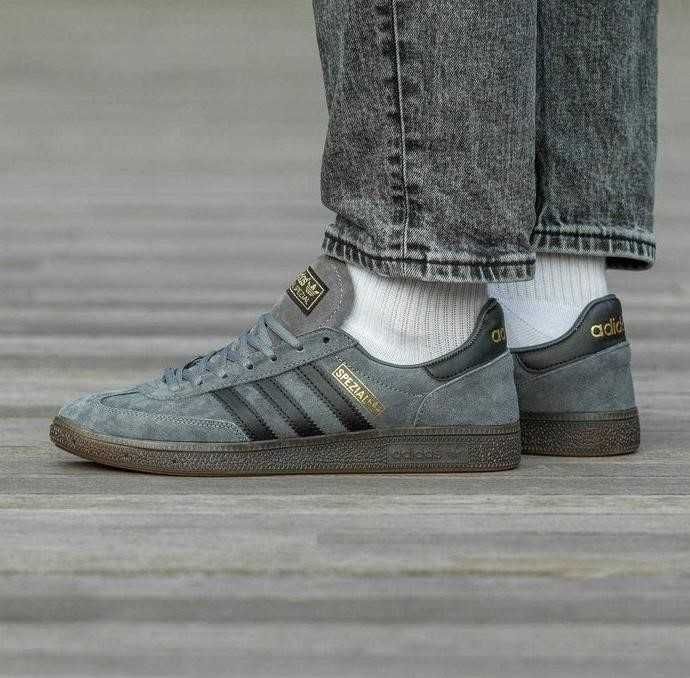 Мужские кроссовки Adidas Spezial Grey Black 40-46 адидас Знижжка!