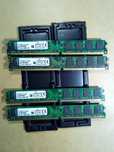 Оперативная память Kingston DDR2 по 2 Gb и DDR3 по 4 Gb парные планки