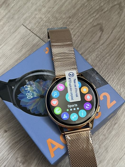 Zegarek smart watch active 2 z dwoma paskami.