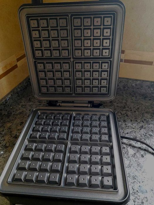 Waffles, máquina elétrica antiaderente