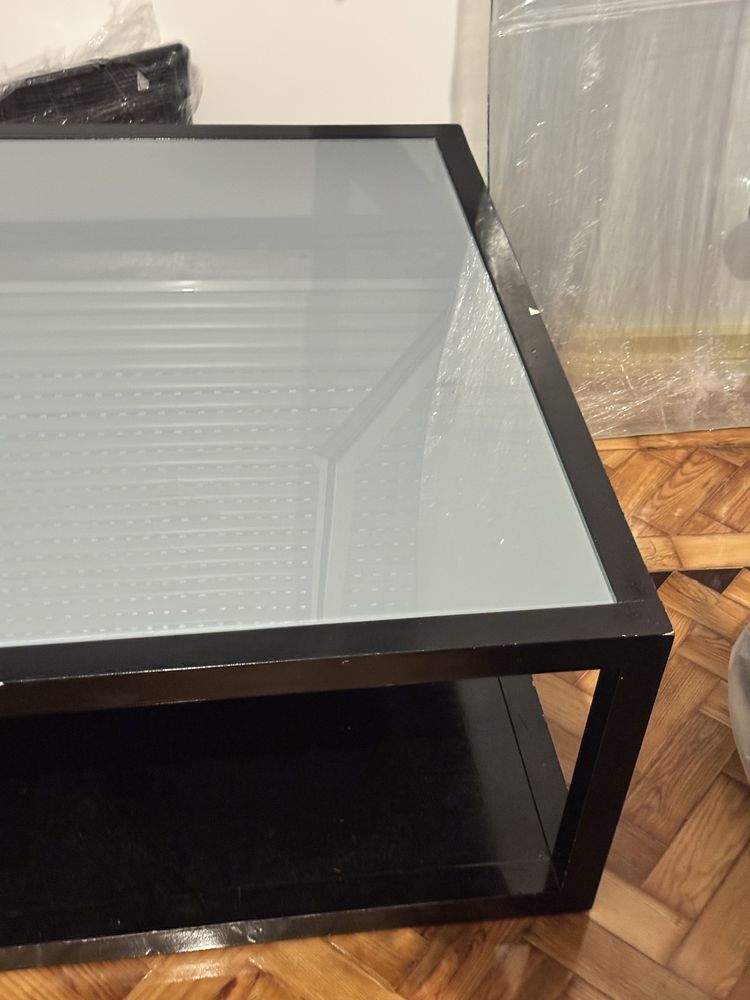 Mesa De Centro Sala De Estar Vidro / 300€ em loja / Como Nova