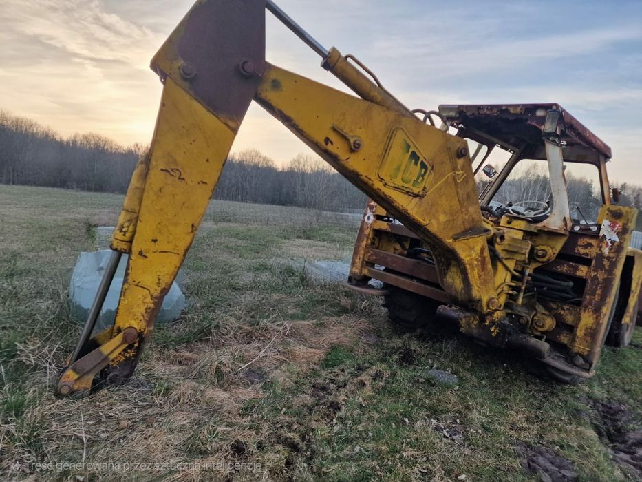 Koparko ladowarka Jcb 3c 75r 3x lyzka silnik leylans