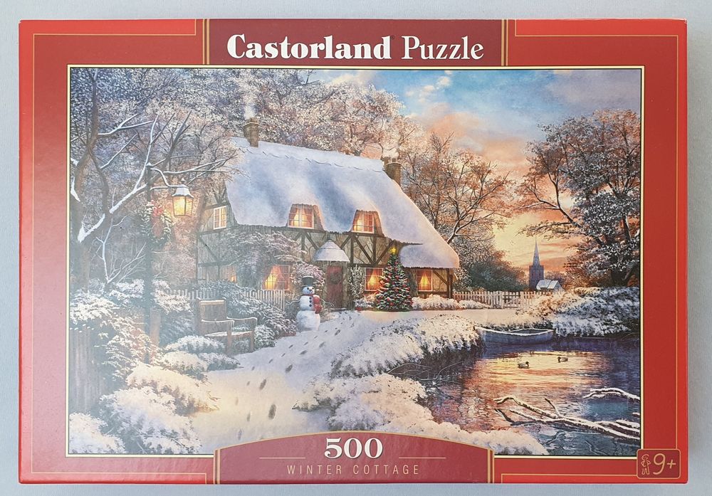 Puzzle 500 - Winter Cottage - Świąteczna Chatka