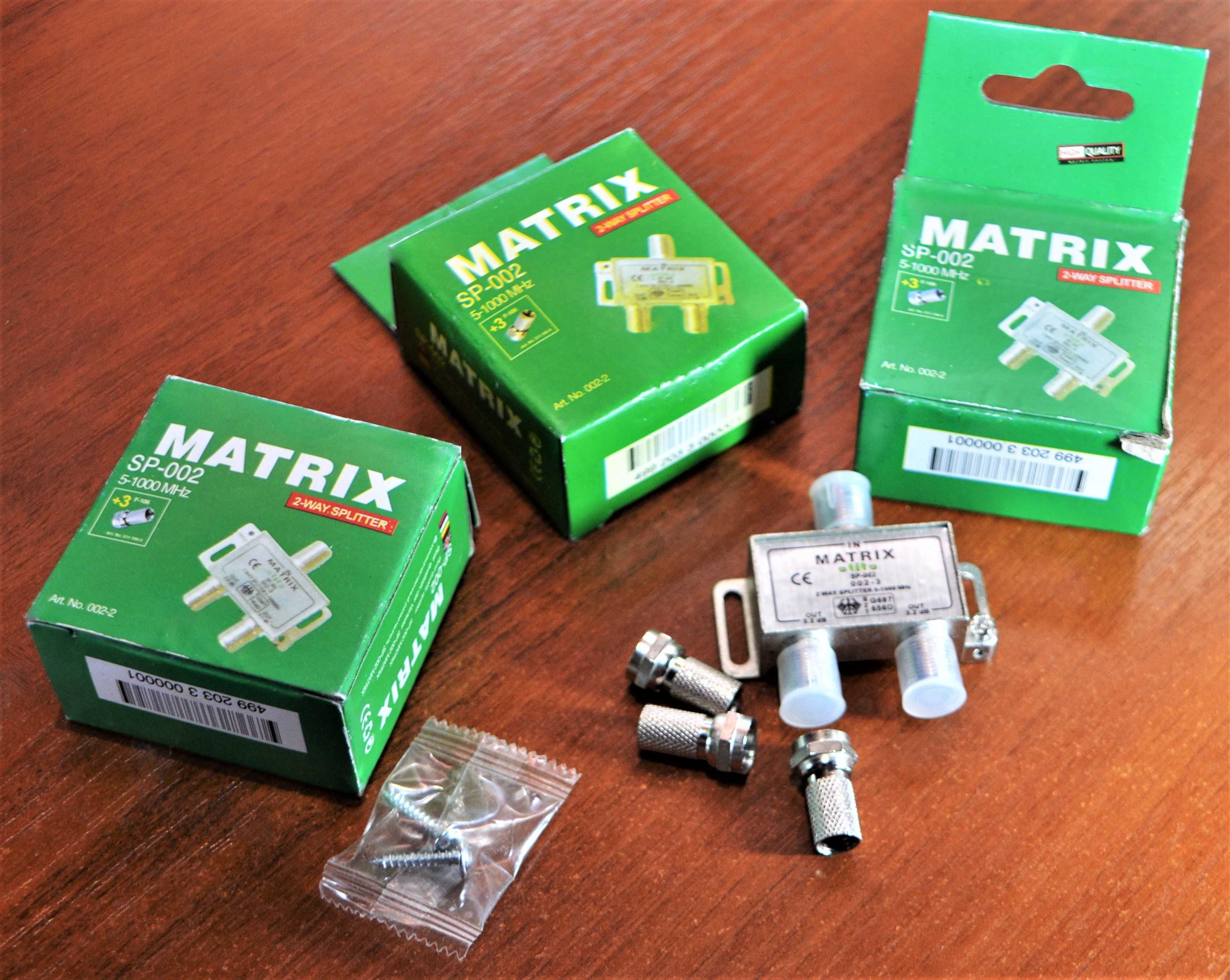 Розгалужувач Matrix Elite SP-002 / 2 Way Splitter 5 – 1000 MHz