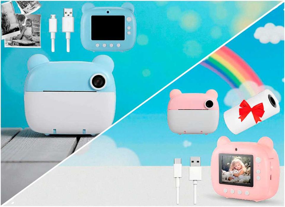 Дитячий фотоапарат з функцією миттєвого друку M3 портативний