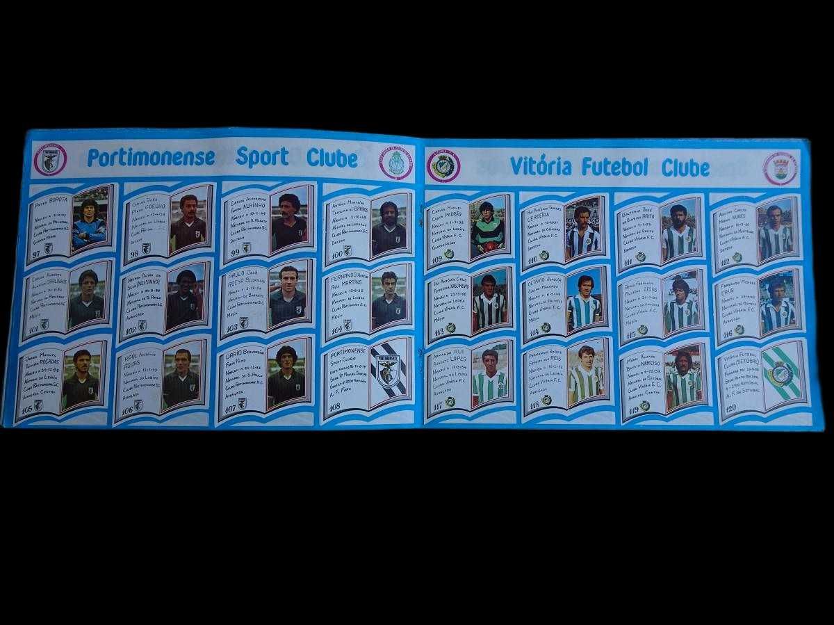 Caderneta Cromos Futebol 1982 - Bola ao Centro - Completa