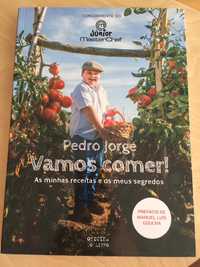 Livro Vamos Comer de Pedro Jorge Master Chef Junior