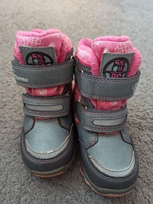 Зимові термо ботінки, термо черевики BiG 23р(15см)