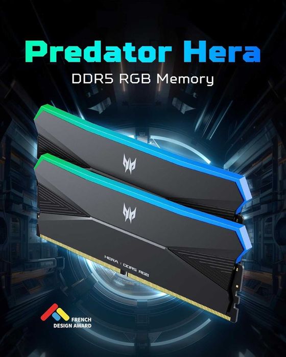 Оперативная память Predator Hera DDR5 RGB 32GB 8000MHz  1 шт. NEW!