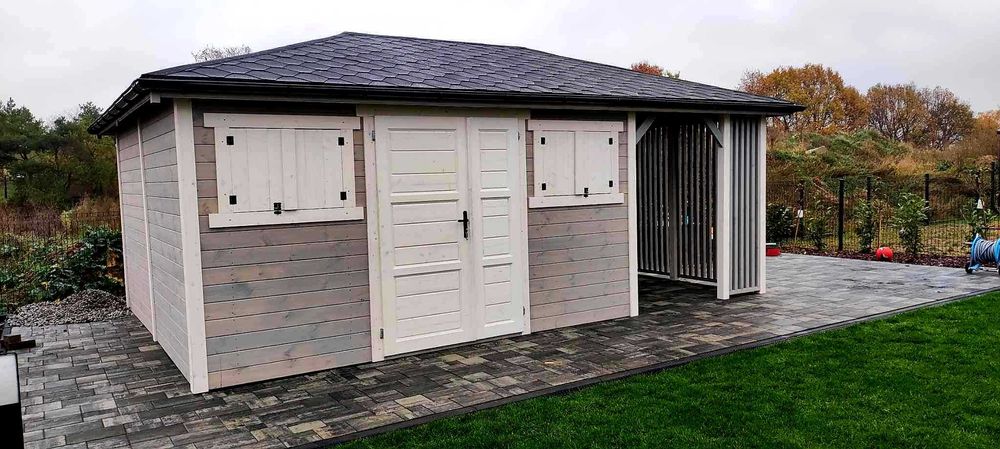 Domek letniskowy, ogrodowy, narzędziowy, drewniany, altana, altanki