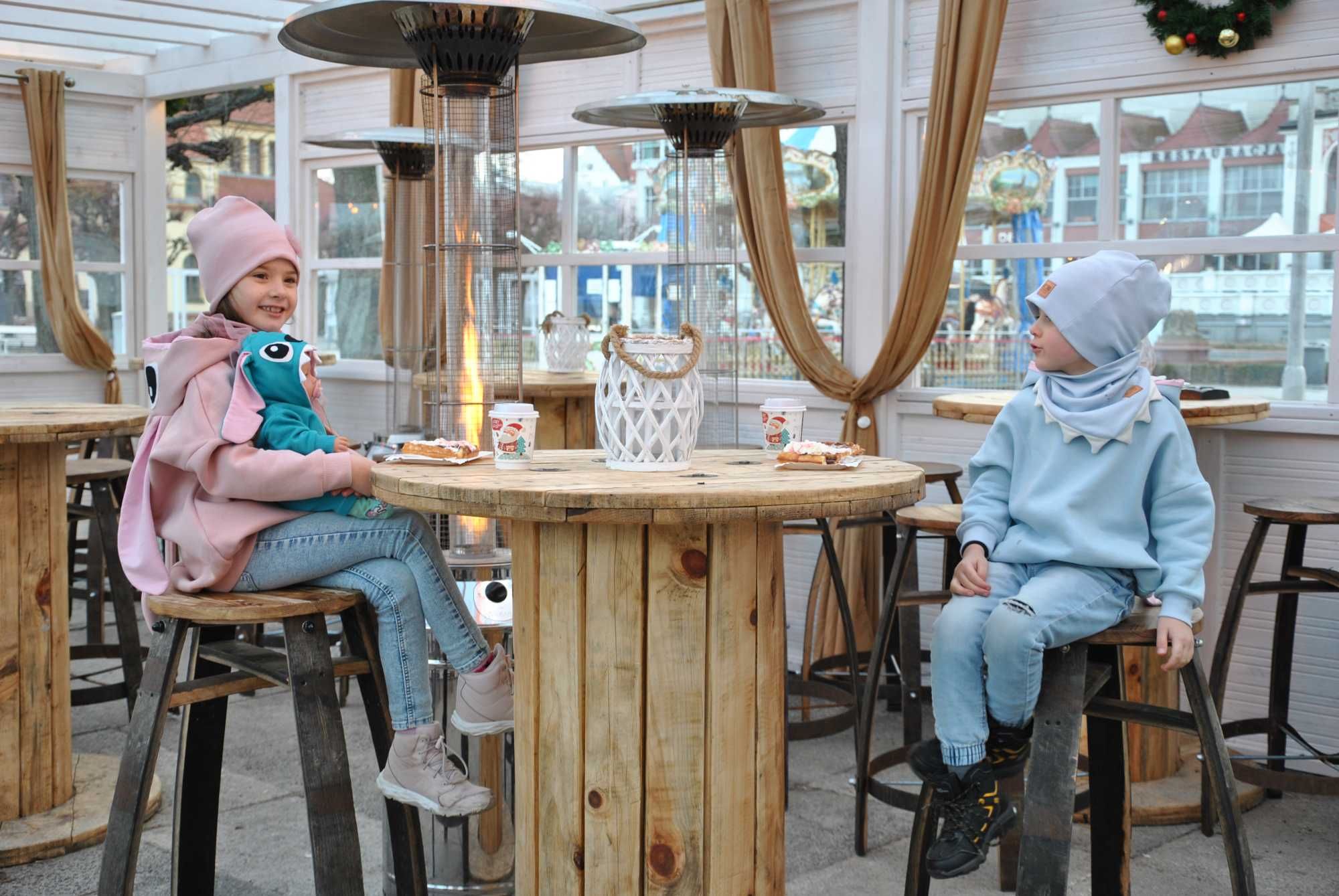Bluza oversize z uszami na wzór Stich BuhuHandmade