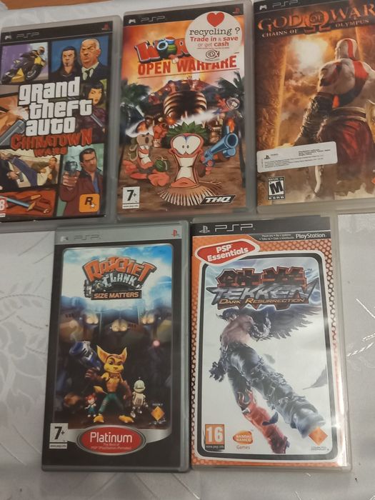 Gry na konsole PSP zestaw