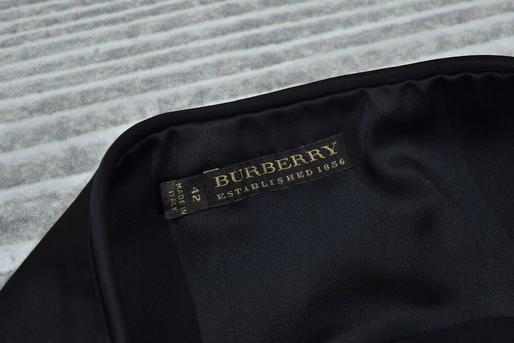 Burberry Acetatowa Spódnica Podszyta Jedwabiem 42