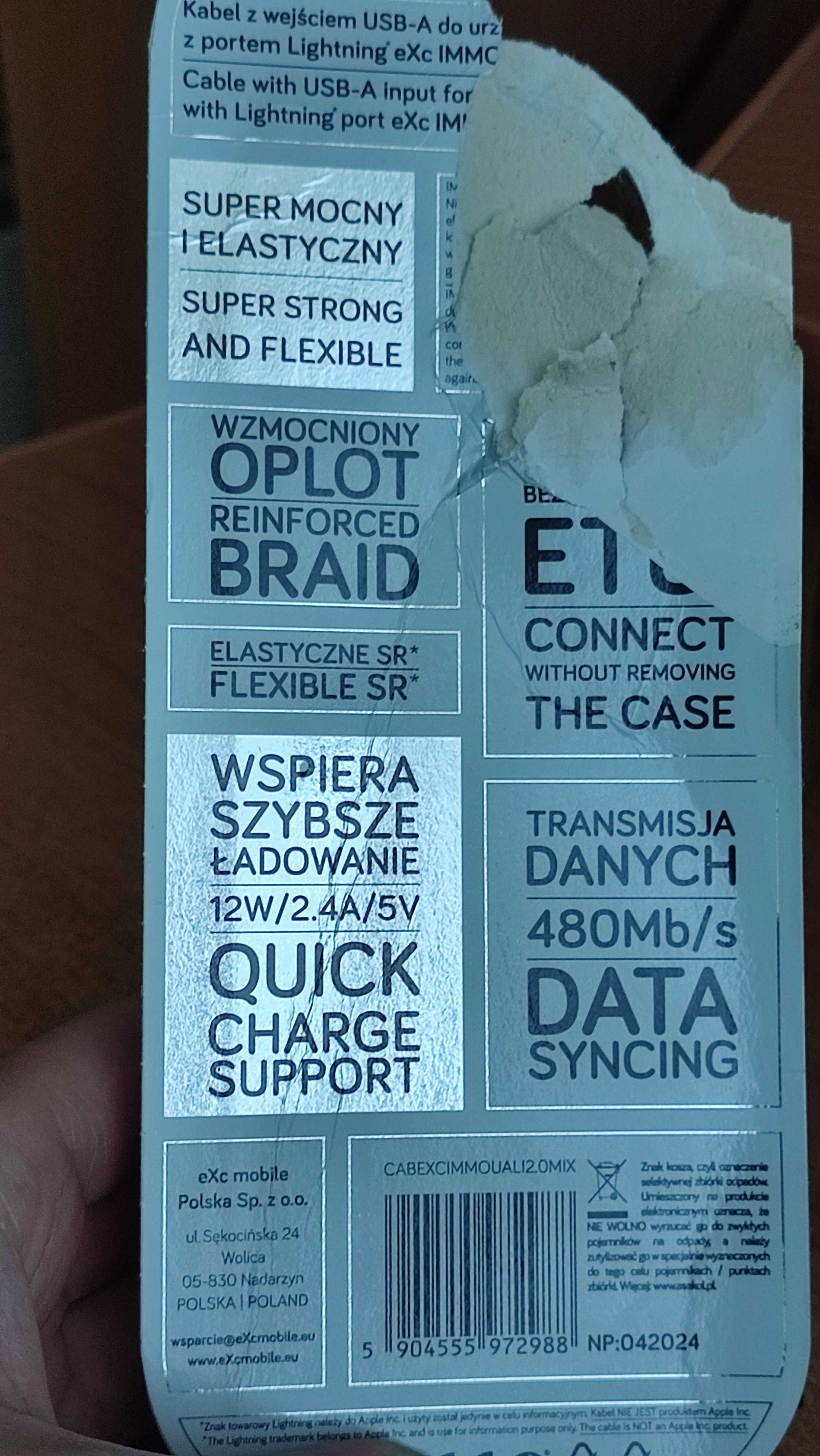 Kabel USB - A do komputera/ laptopa