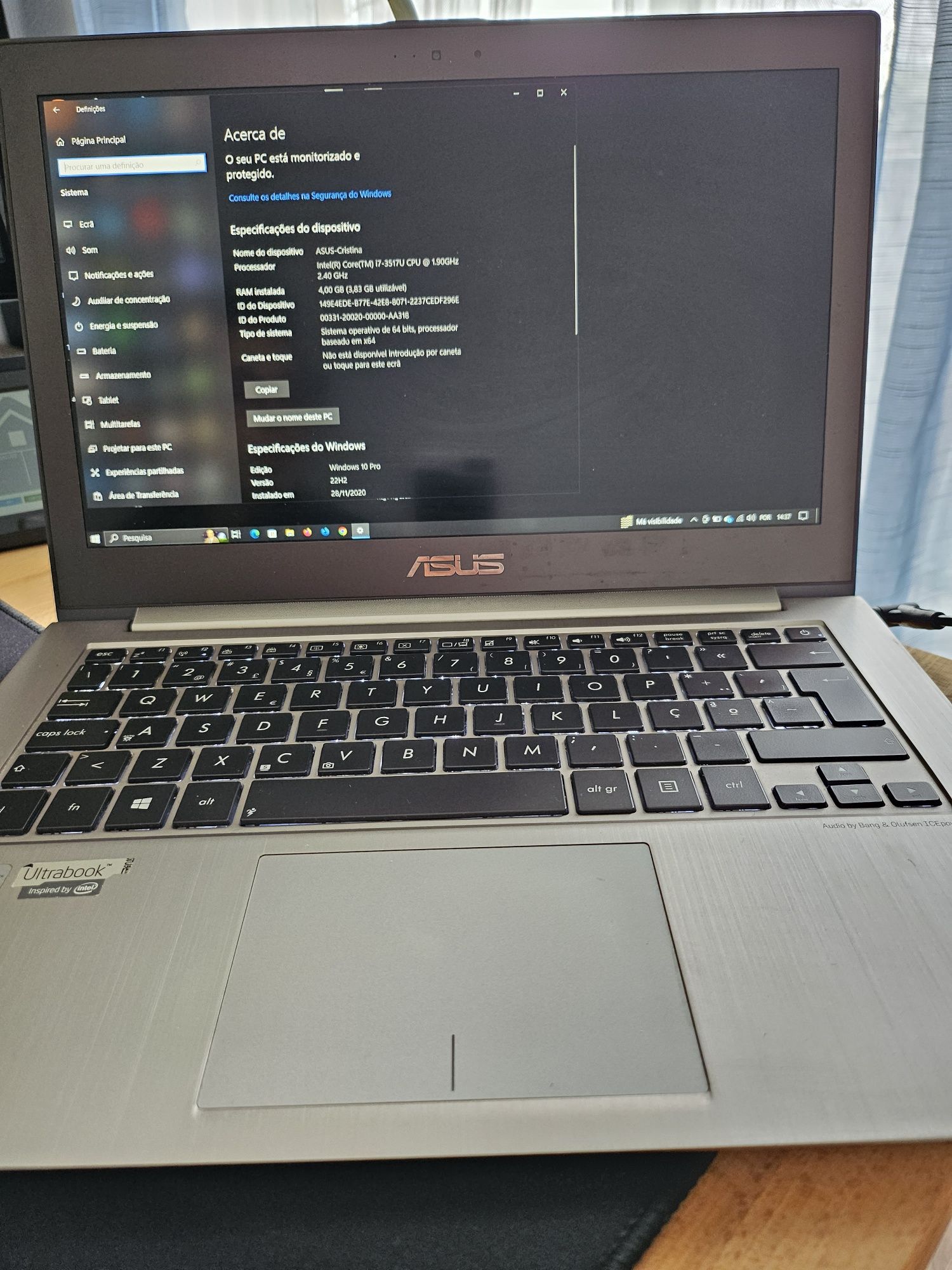 ASUS ultrabook UX31A Intel I7