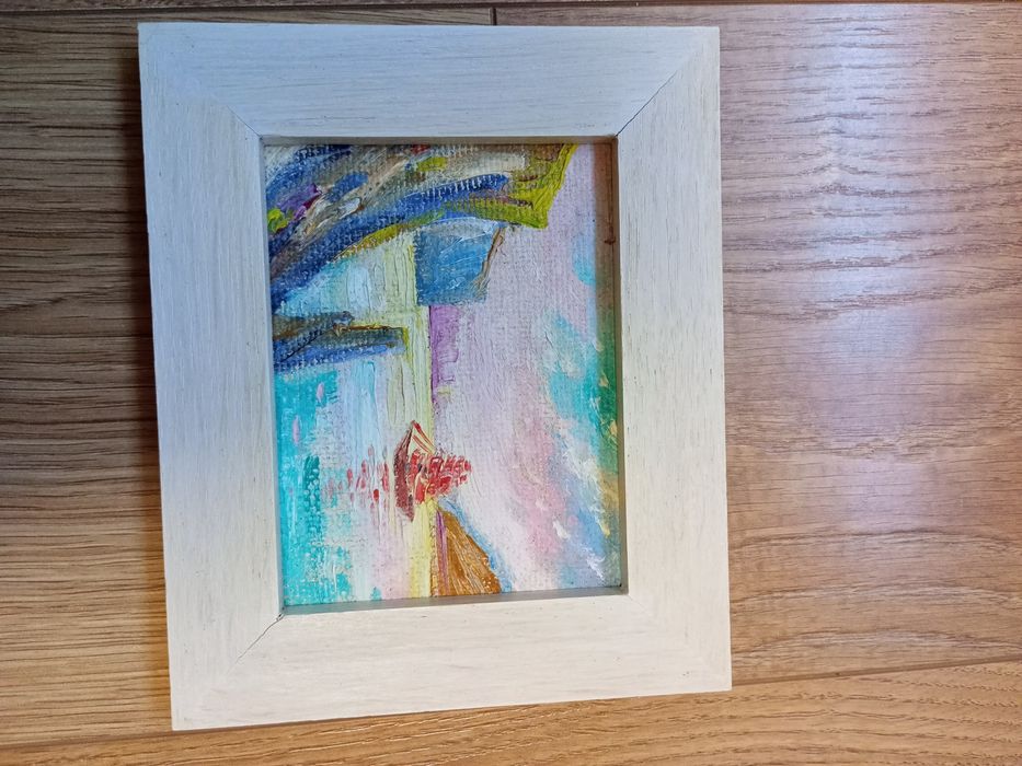 3 картини намальовані фарбами 200 грн