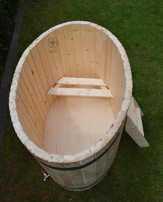 BALIA OGRODOWA BECZKA 120 cm  Do morsowania • Złożona i pomalowana