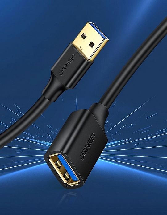 Ugreen kabel przewód przedłużacz przejściówka USB 3.0 (żeński) - USB 3