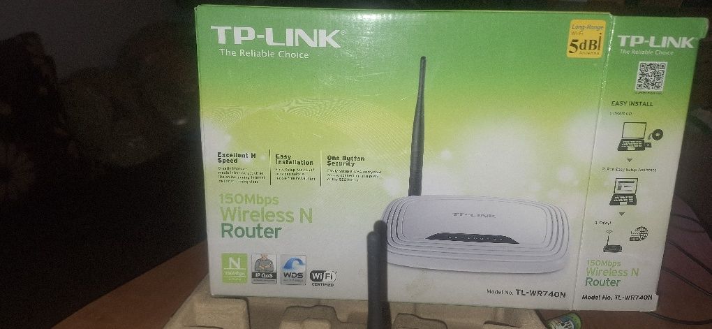 TP-LINK Model No. TL-WR740N. 150Mbps Wireless N Router